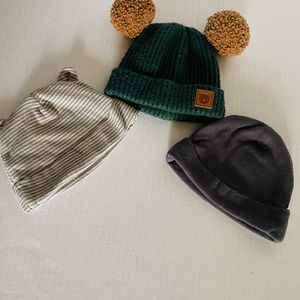 0-6month Baby beanies | Gerber brand| Nutmeg brand|